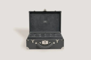 Watch Box - Trunk Togo Dark Grey-4-Le Remontoir