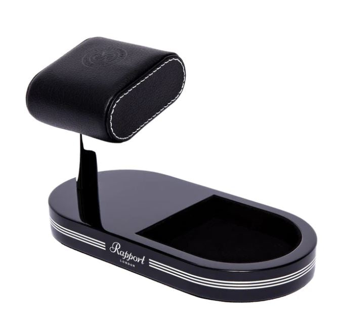Watch Holder - Black Silver Tray-1-Le Remontoir