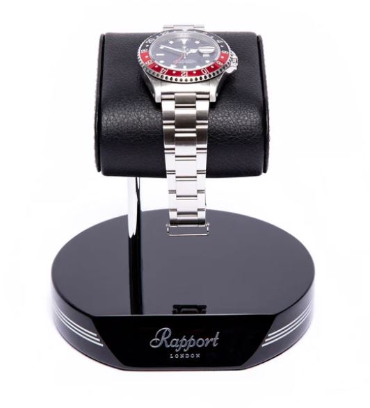 Watch Holder - Formula Black Silver-2-Le Remontoir