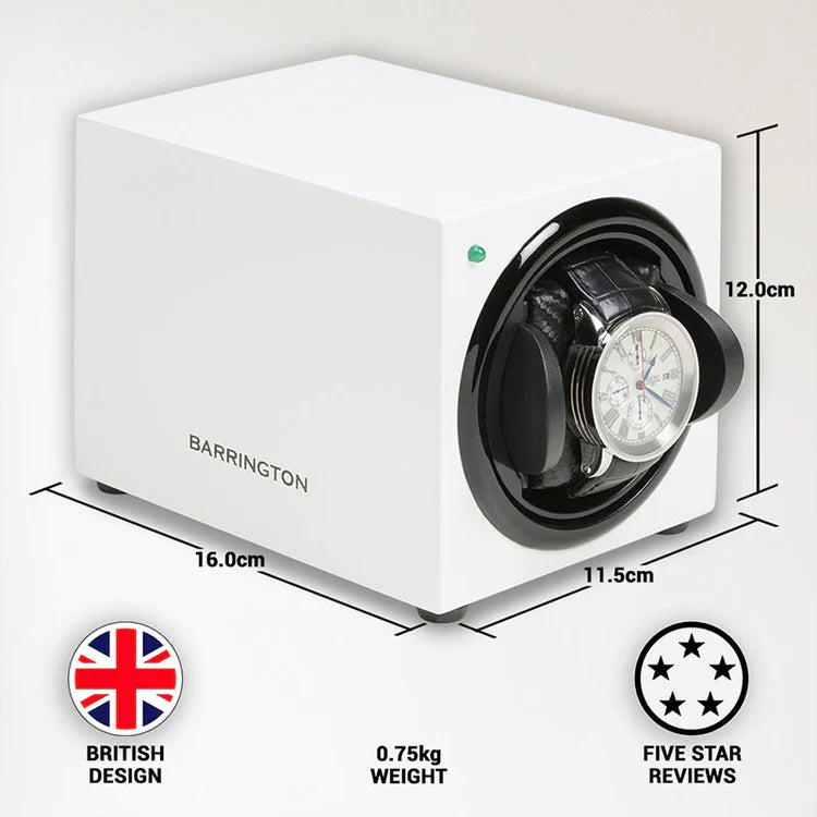 Watch Winder - Barrington Glacier White-2-Le Remontoir