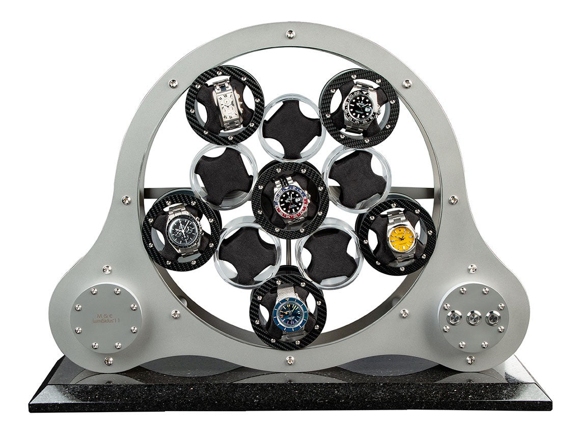 Watch Winder - Carbon Granite-4-Le Remontoir