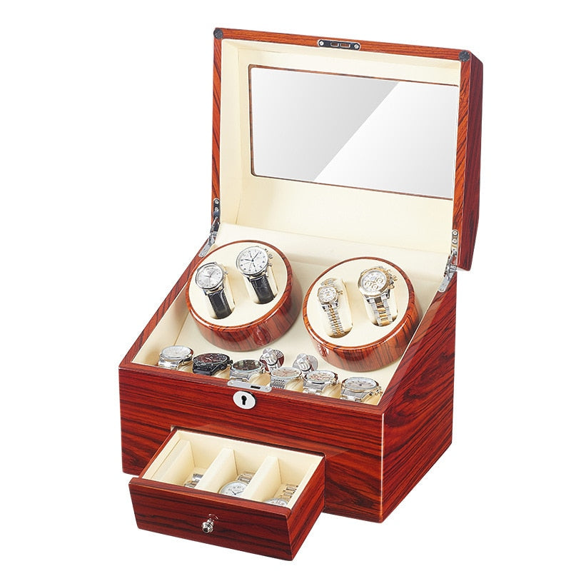 Watch Winder Cherry Wood Case-1-Le Remontoir