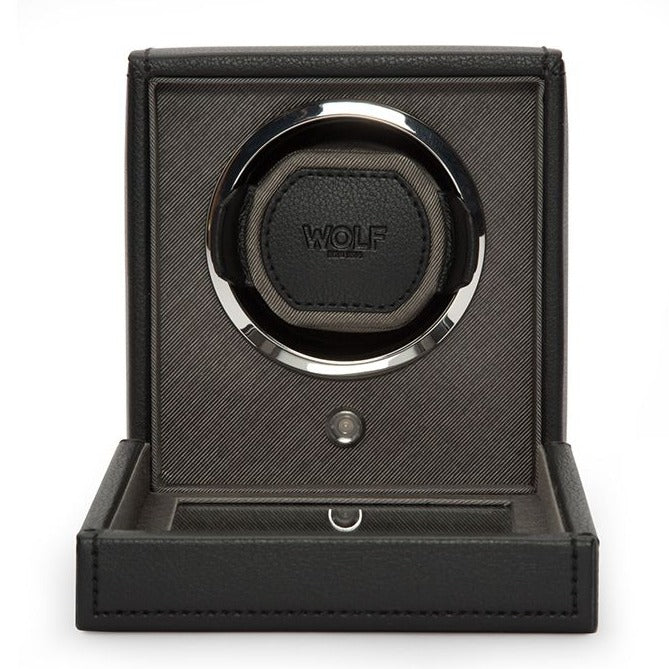 Watch Winder - Cube Cover Black-1-Le Remontoir