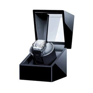 Watch Winder - Deluxe Black Swan-1-Le Remontoir