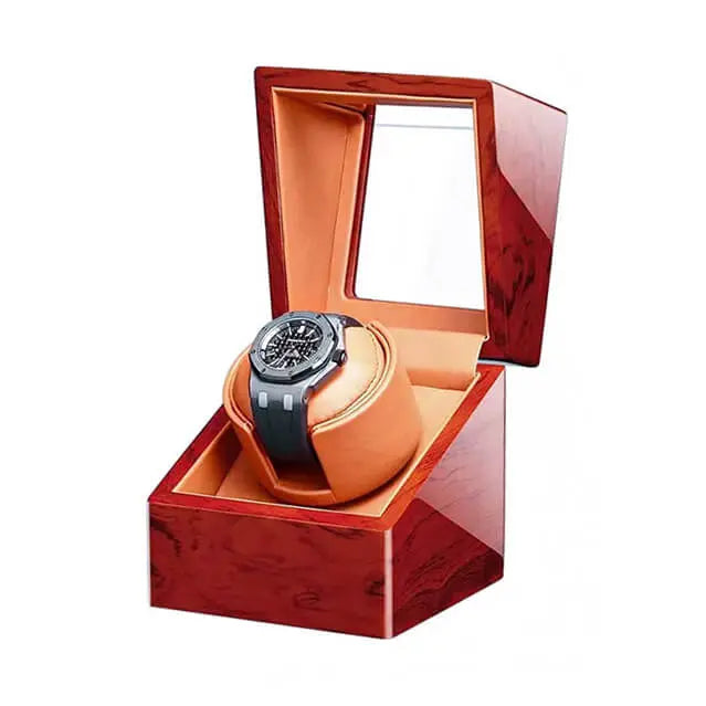 Watch Winder - Deluxe Pearwood-1-Le Remontoir