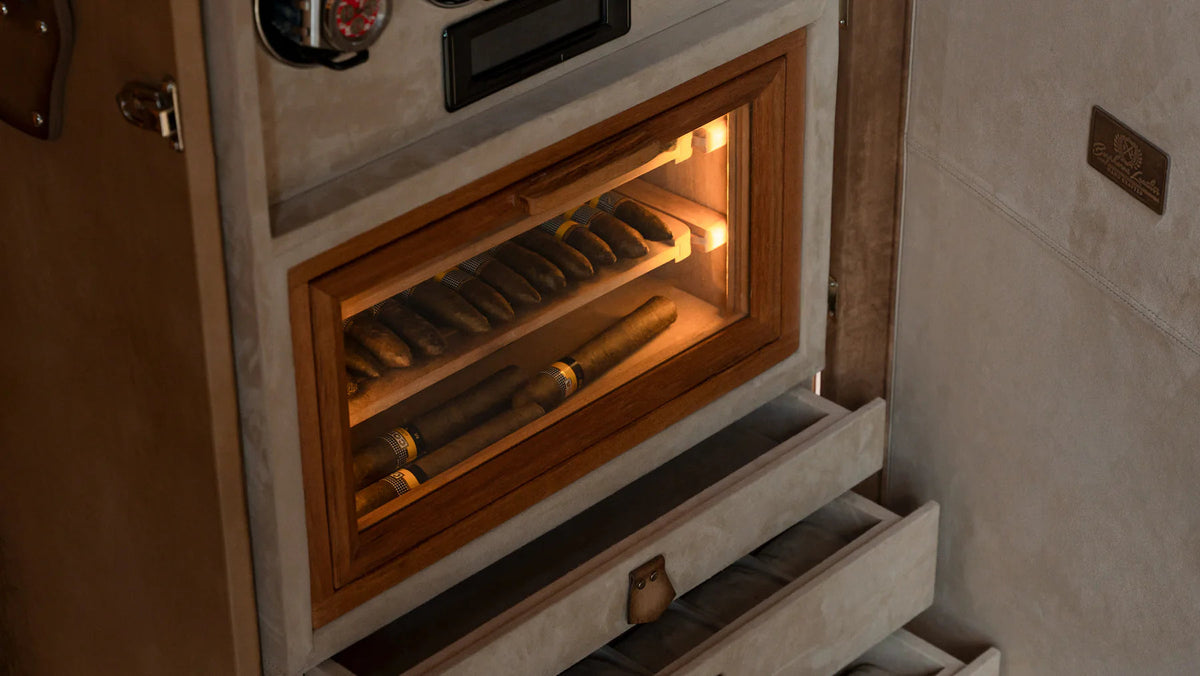 Watch Winder - Honey Brown Trunk Patina-3-Le Remontoir