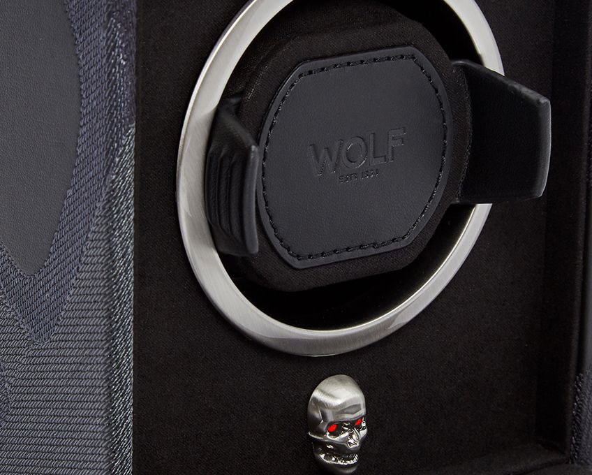 Watch Winder - Moment Mori Black Single-4-Le Remontoir