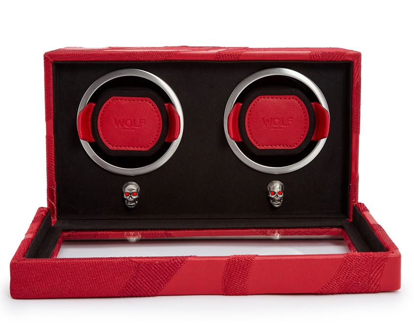 Watch Winder - Moment Mori Red Duo-4-Le Remontoir