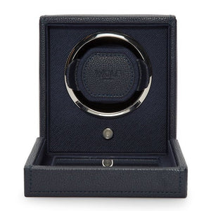 Watch Winder - Navy Cube Cover-1-Le Remontoir