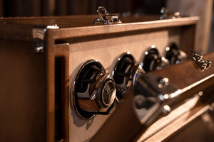 Watch Winder - Patina Honey Brown Quartet-9-Le Remontoir