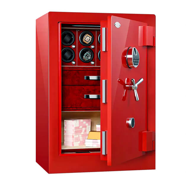 Watch Winder - Scarlet Safe Box-1-Le Remontoir