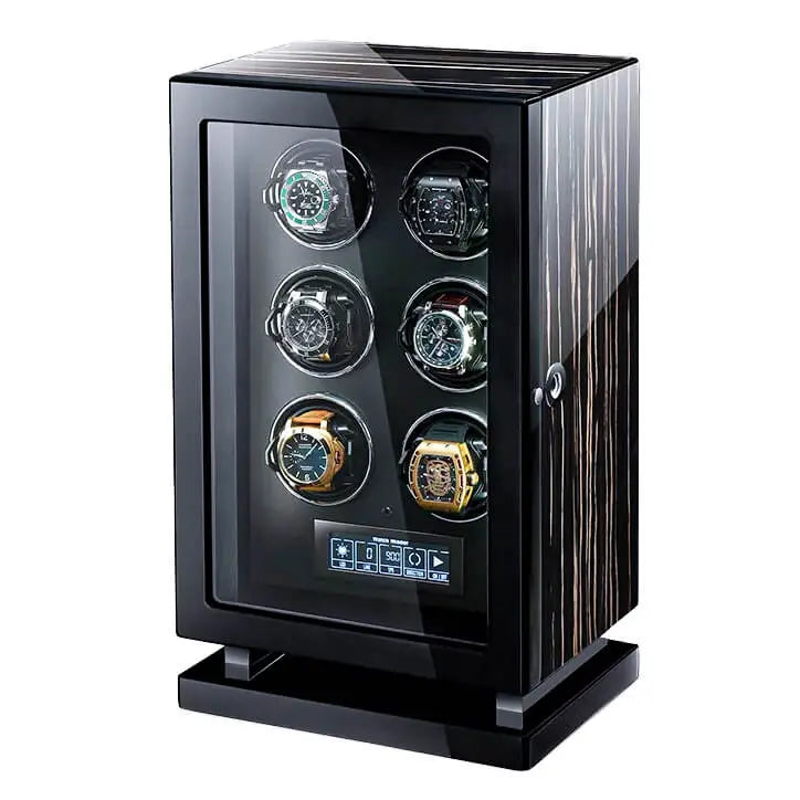 Watch Winder - Sextet Prestige Wooden-1-Le Remontoir