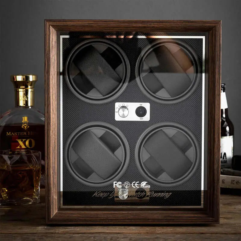 Watch Winder - Slate Display Case-3-Le Remontoir