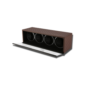 Watch Winder - Swiss Series 4 Brown-2-Le Remontoir