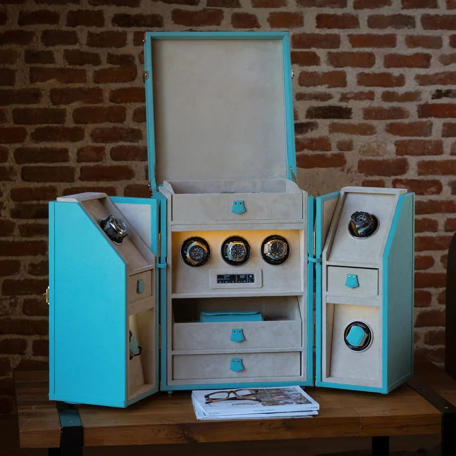 Watch Winder - Tiffany Togo Trunk-1-Le Remontoir