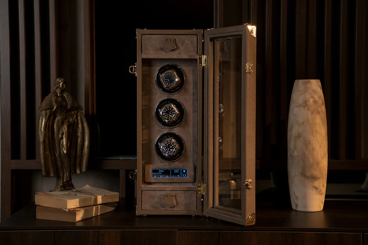 Watch Winder - Togo Beige-9-Le Remontoir