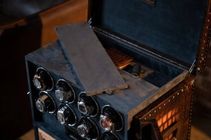 Watch Winder - Trunk Patina Brown-7-Le Remontoir