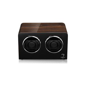 Watch Winder - Walnut Bedside Duo-2-Le Remontoir