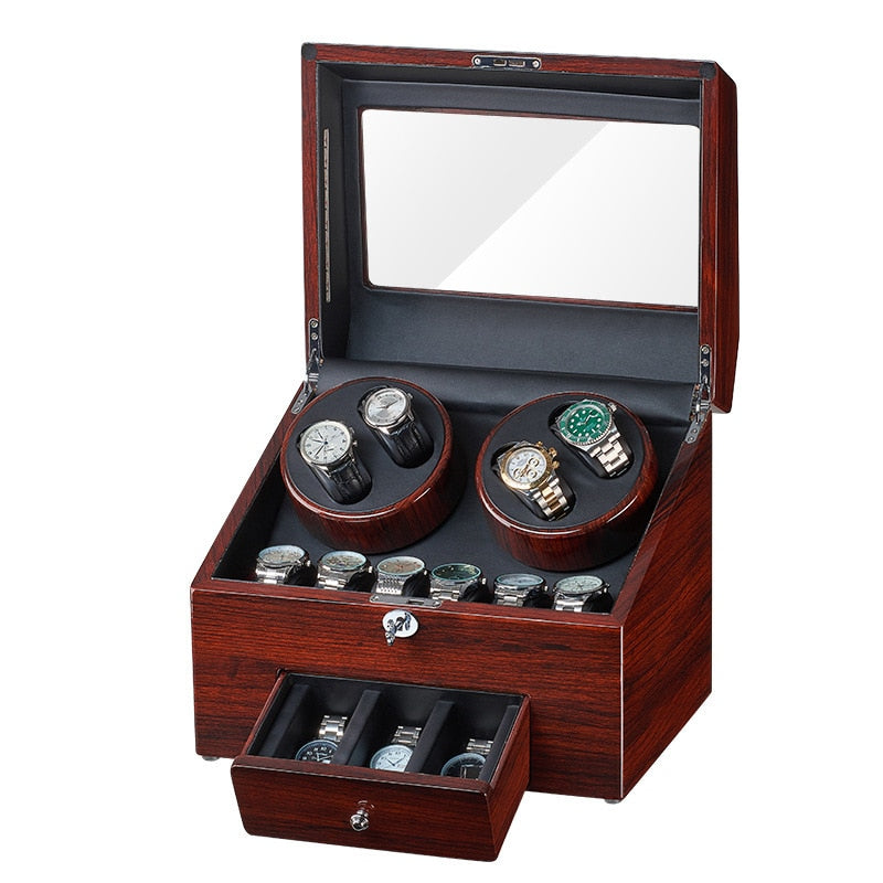 Watch Winder Walnut Case Box-1-Le Remontoir